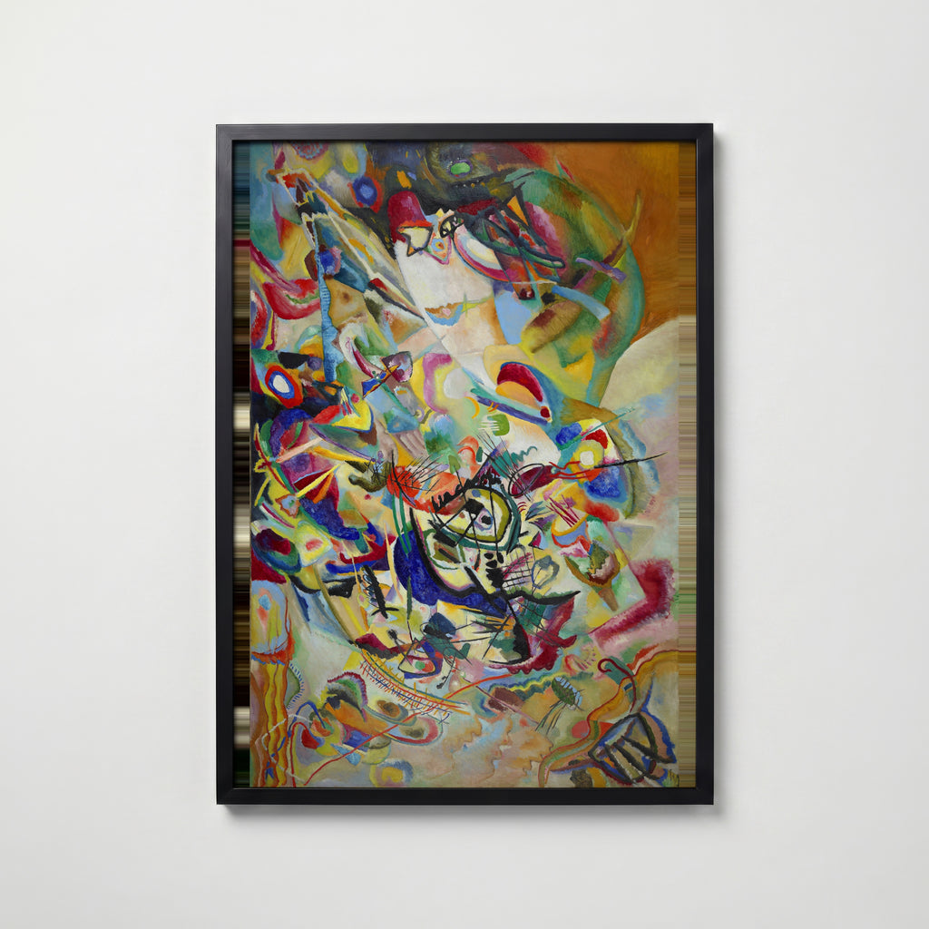 Wassily Kandinsky Composition VII 1913 Poster – svart ram