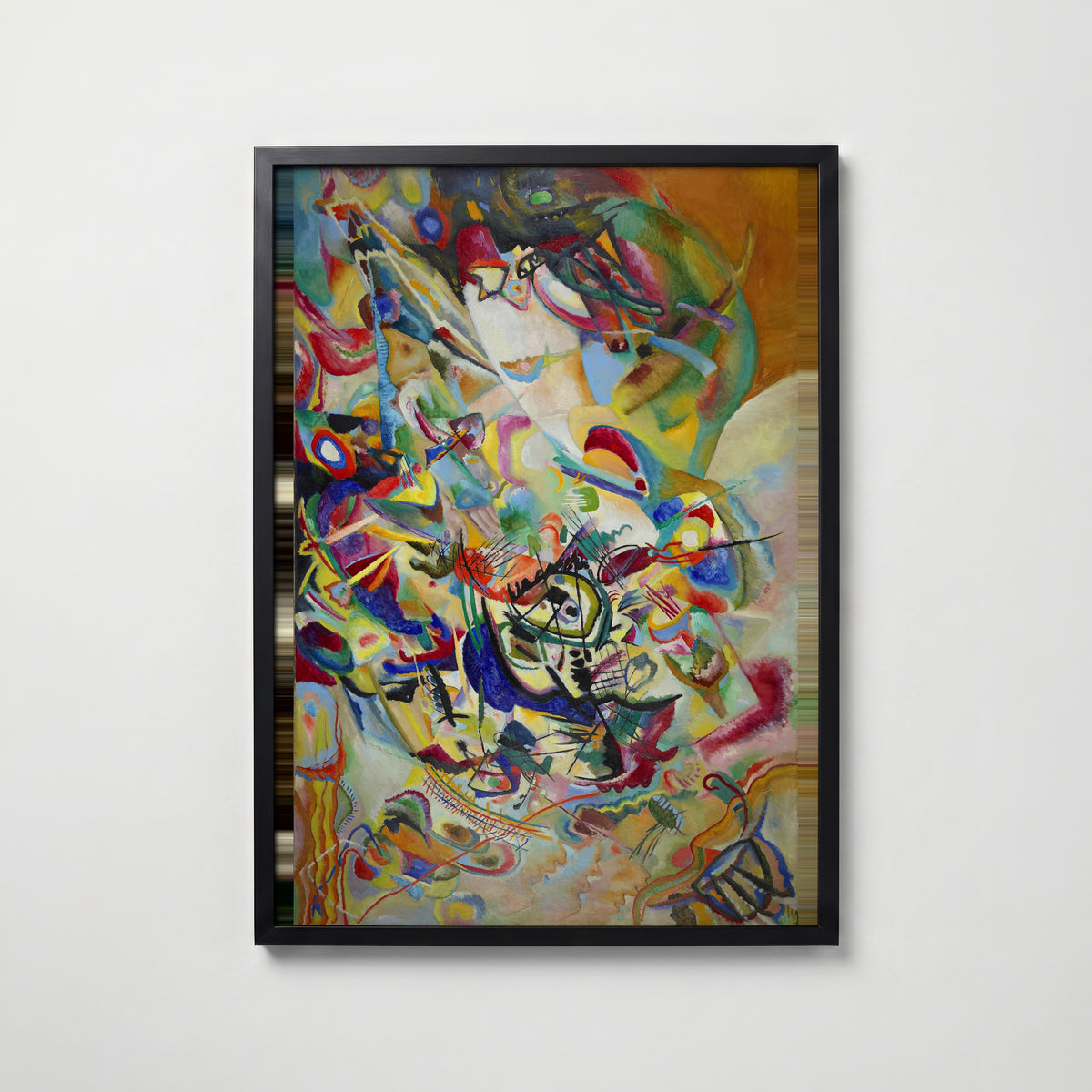 Wassily Kandinsky Composition VII 1913 Poster – svart ram