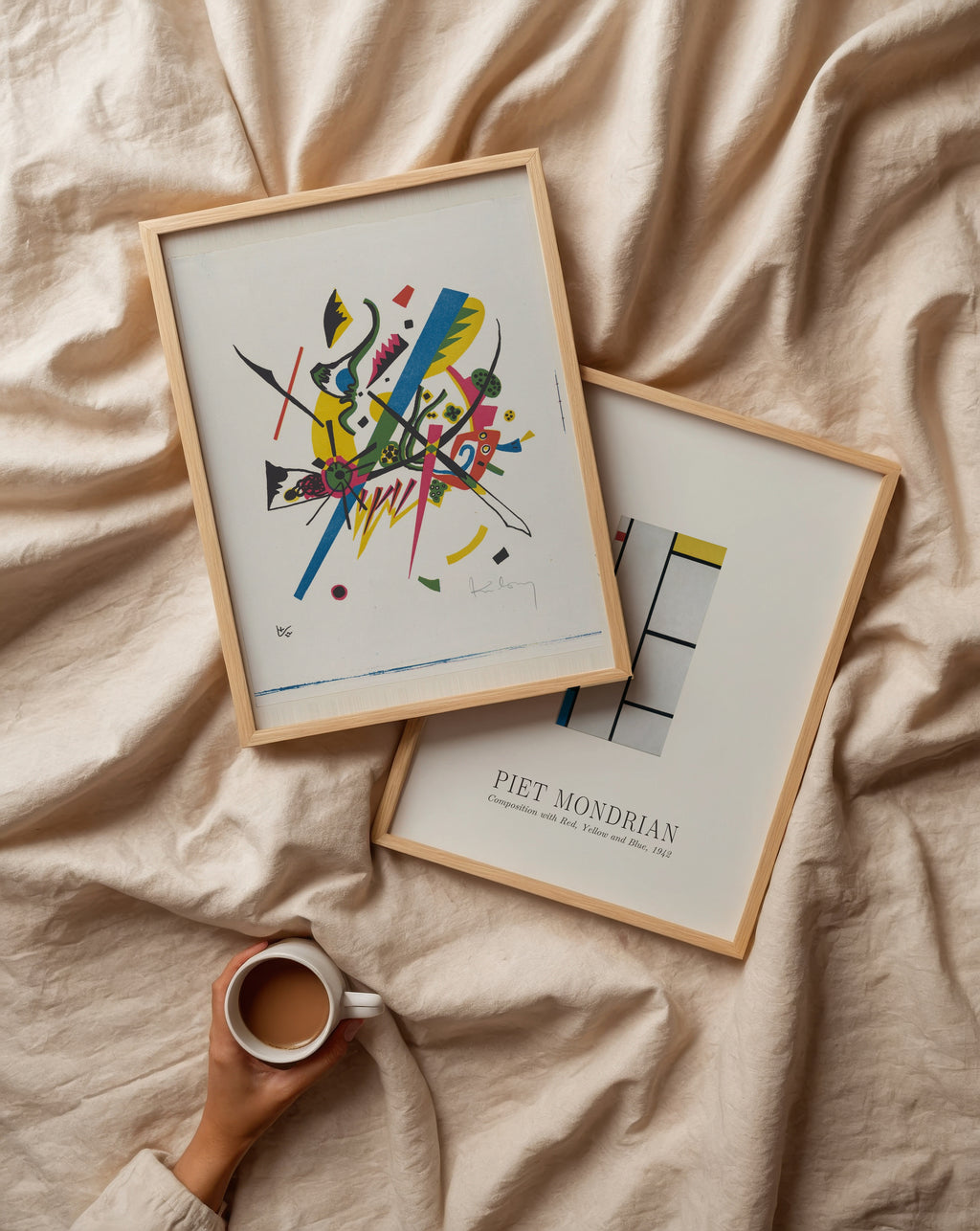 Wassily Kandinsky Small Worlds I 1922 Poster – två posters i rum 3