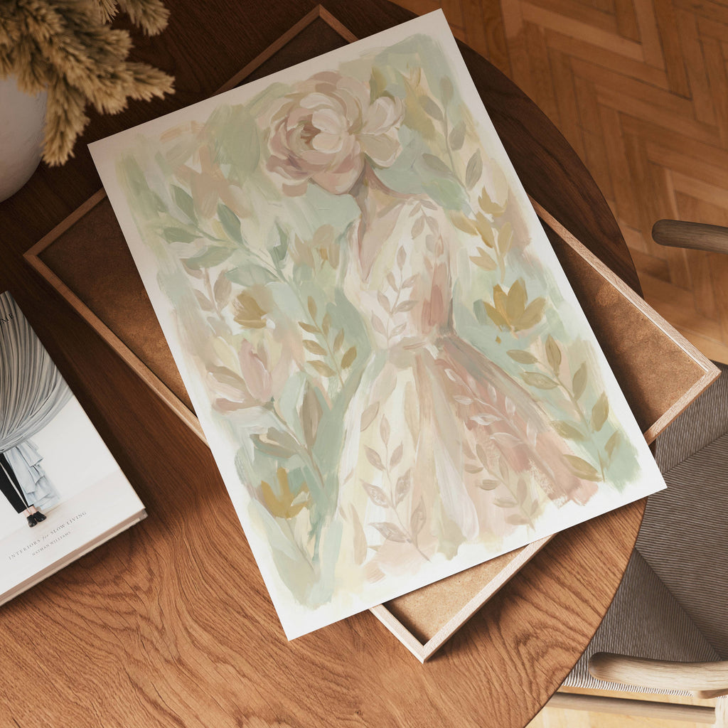 Ethereal Flora Muse poster visad rakt fram – Bozetto affisch i hög tryckkvalitet