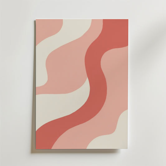 Abstract Colorful Shapes No.3 Poster