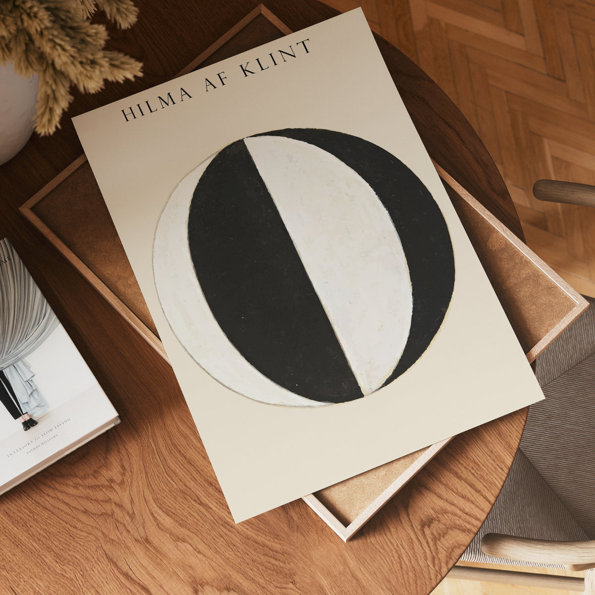 Hilma af Klint Dual Forces – stilfullt konsttryck från Bozetto, tryckt på matt finpapper