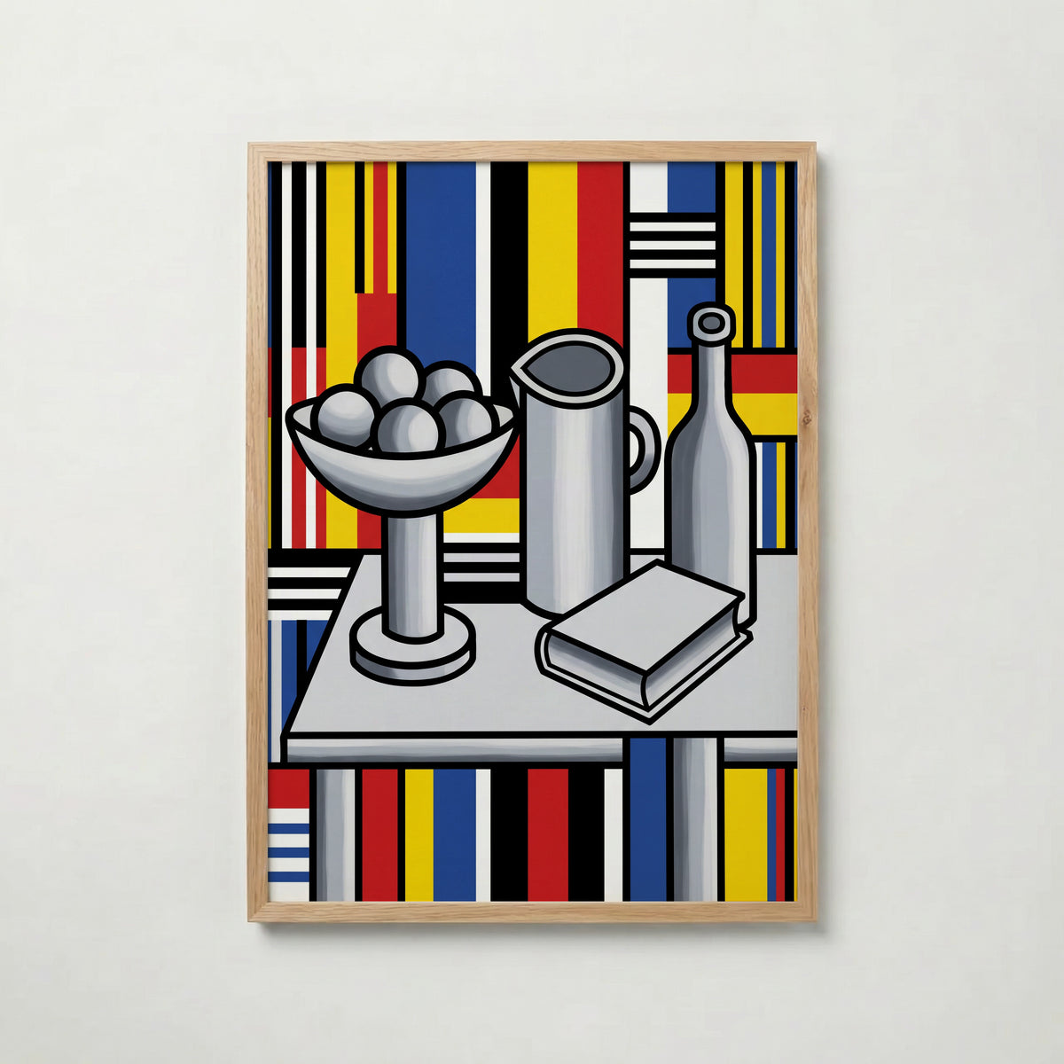 Fernand Leger Still Life with Fruit Bowl Poster – ekram