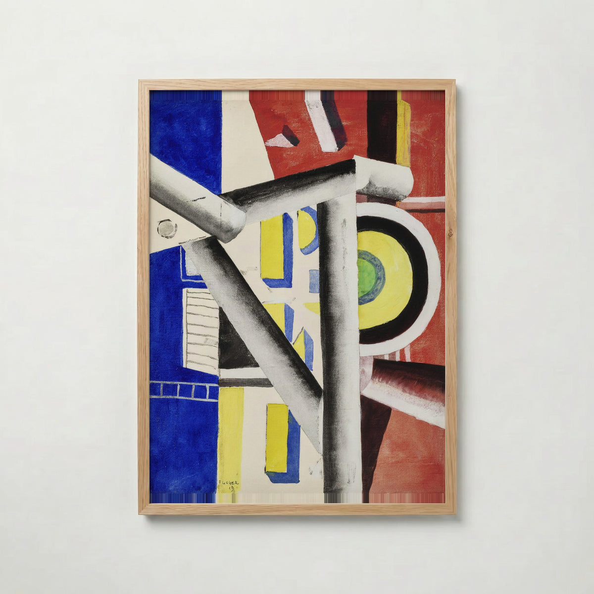Fernand Leger The Scaffolding 1919 Poster – ekram