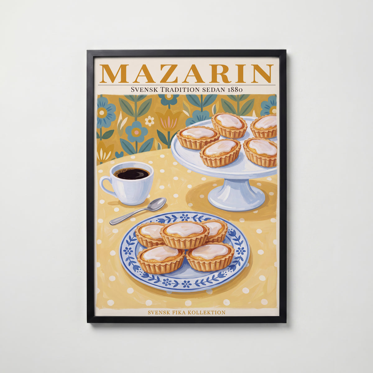 Mazarin Poster – svart ram