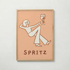 Peach Spritz Lounge Poster – ekram