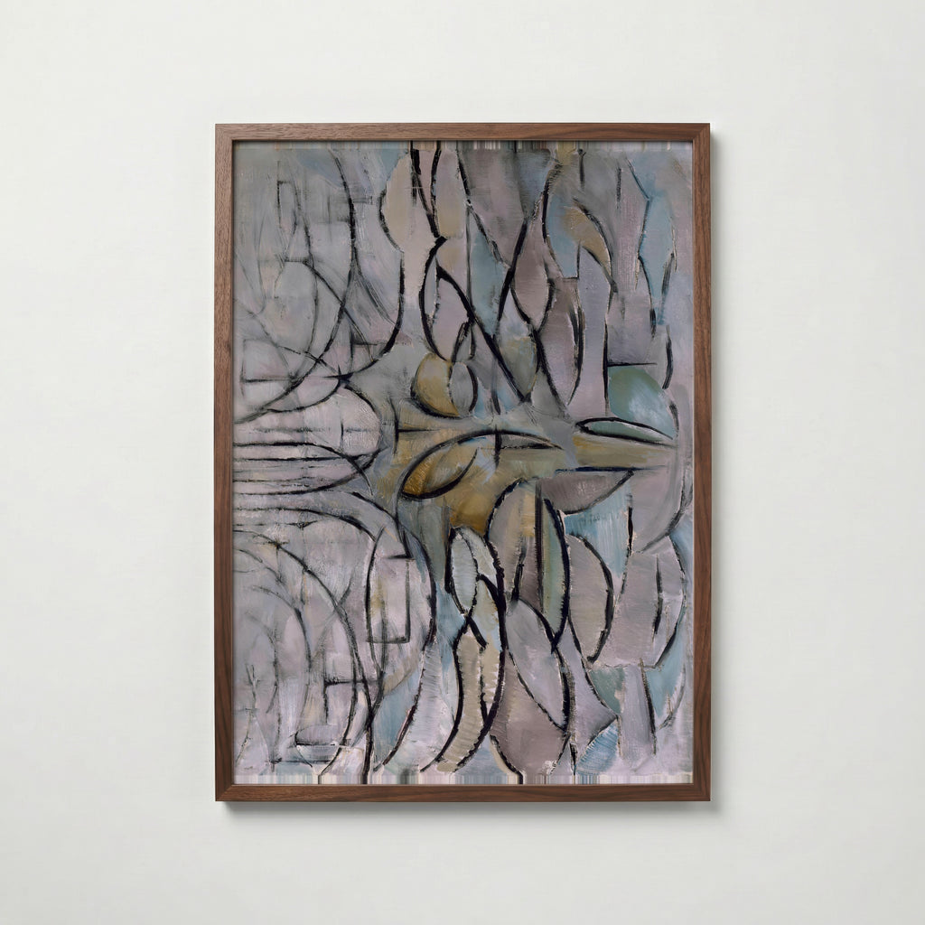 Piet Mondrian Blossoming Apple Tree 1912 Poster – valnötsram