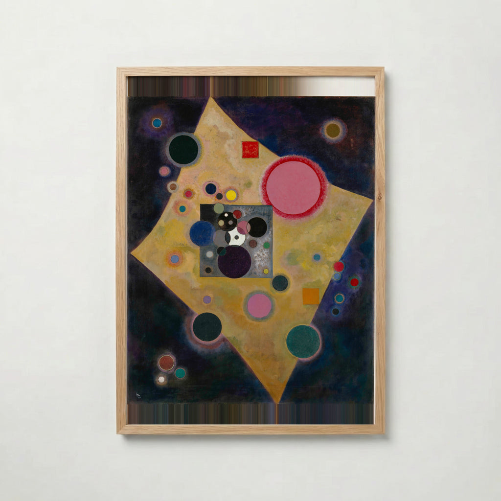 Wassily Kandinsky Accent in Pink 1926 Poster – ekram