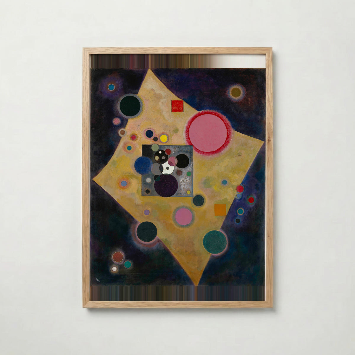 Wassily Kandinsky Accent in Pink 1926 Poster – ekram