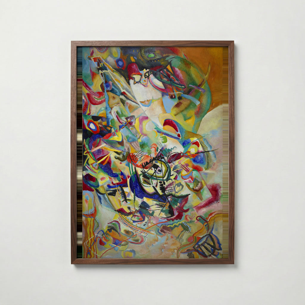 Wassily Kandinsky Composition VII 1913 Poster – valnötsram