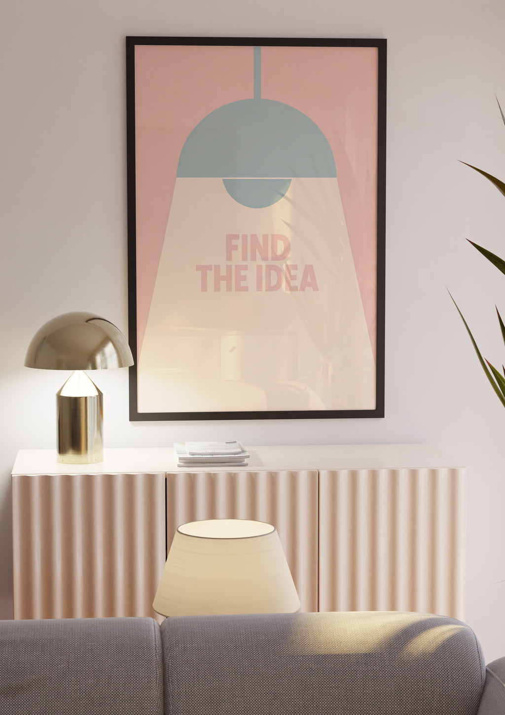 Find The Idea poster visad rakt fram – Bozetto affisch i hög tryckkvalitet i hög tryckkvalitet