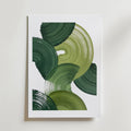 Verdant Motion No. 2 – stilfullt konsttryck från Bozetto, tryckt på matt finpapper