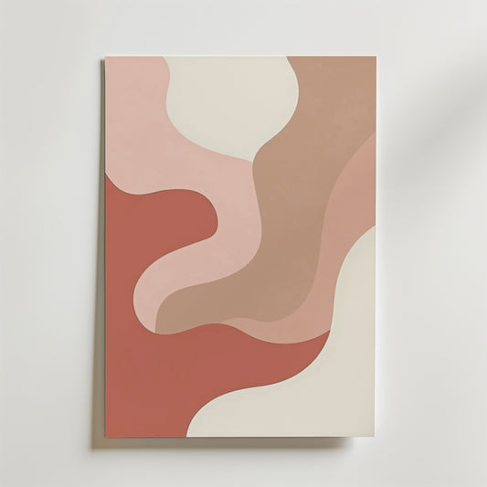 Abstract Colorful Shapes No.2 Poster