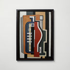 Fernand Leger The Accordion 1926 Poster – svart ram