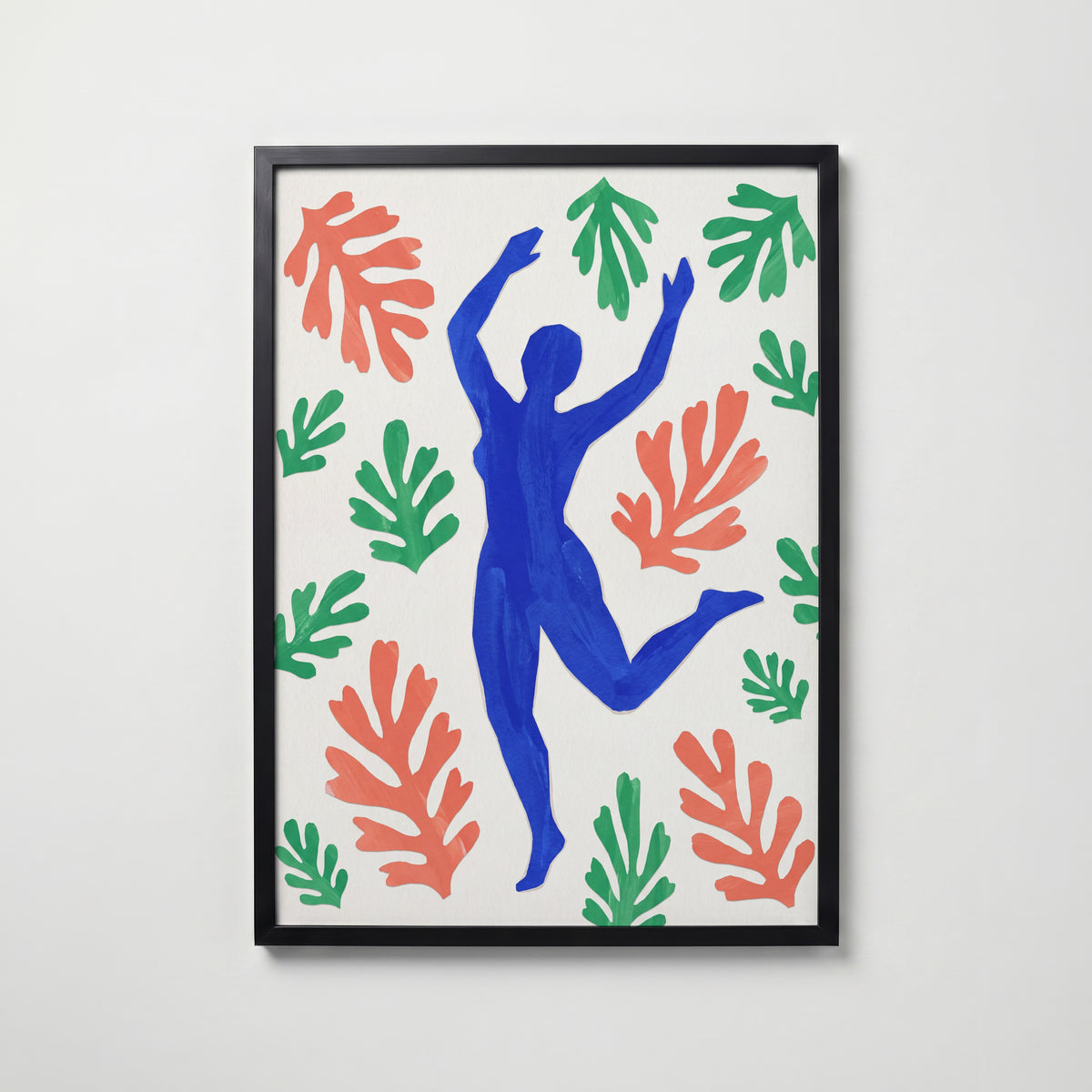 Henri Matisse Blue Dancer Poster – svart ram