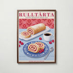 Rulltårta Poster – valnötsram