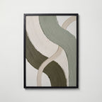 Sage Flow Poster – svart ram