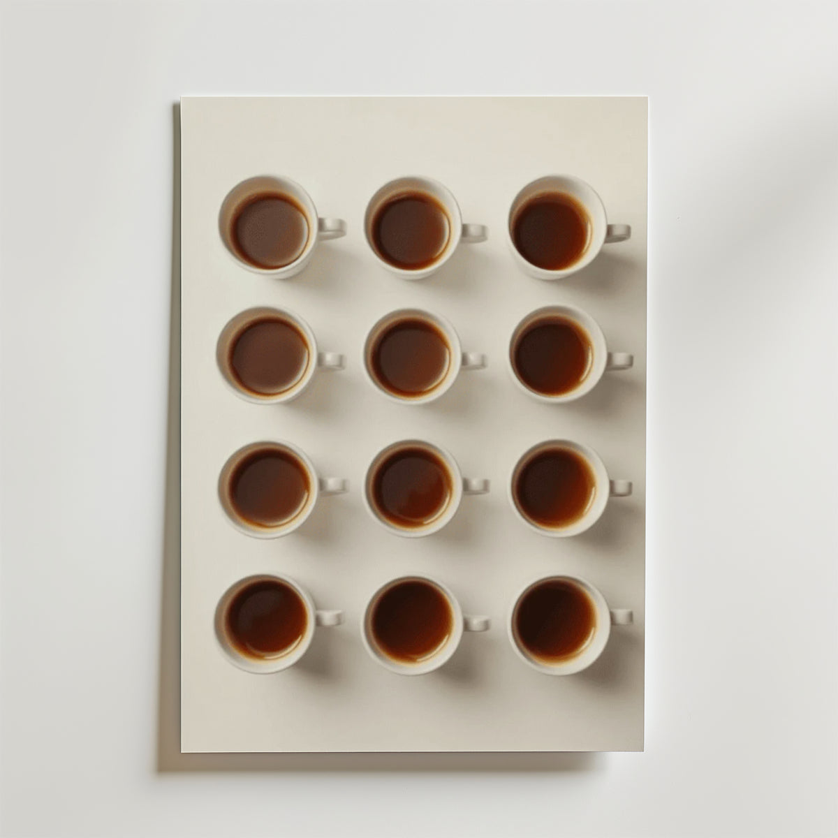Coffe Variant – stilfullt konsttryck från Bozetto, tryckt på matt finpapper i hög tryckkvalitet