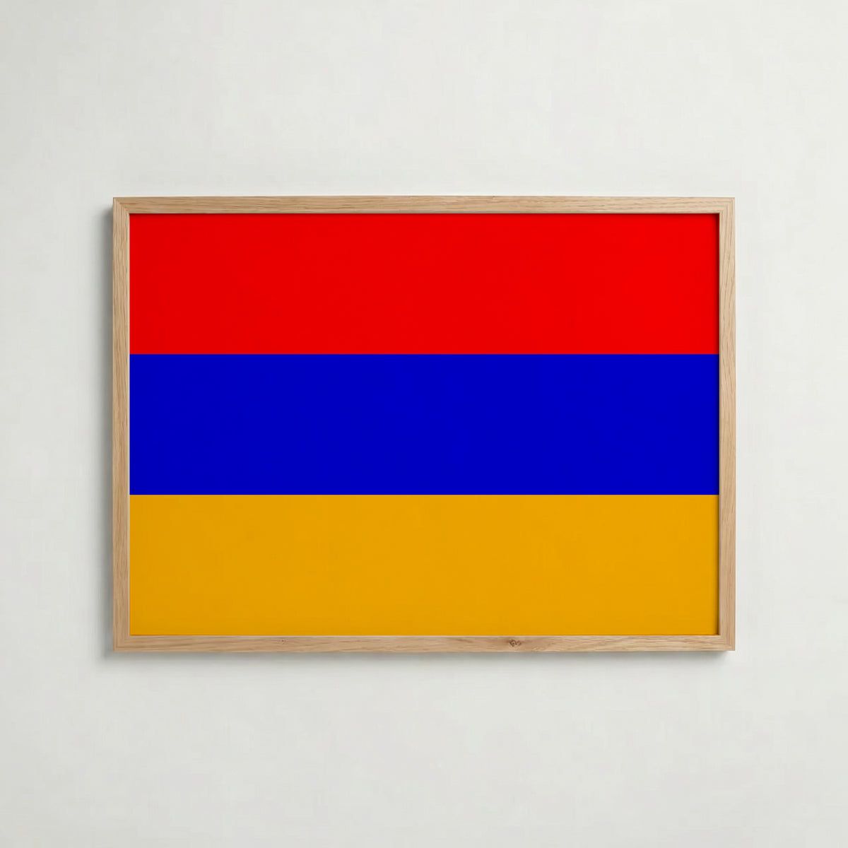 Armenia National Flag Poster i ekram – inramad konsttryck för stilren inredning hos Bozetto