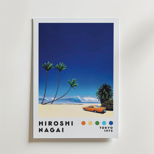 Hiroshi Nagai Tropical Arrival Poster
