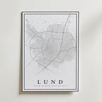 Storleksguide för Lund Karta – välj din favoritstorlek och beställ hos Bozetto i hög tryckkvalitet
