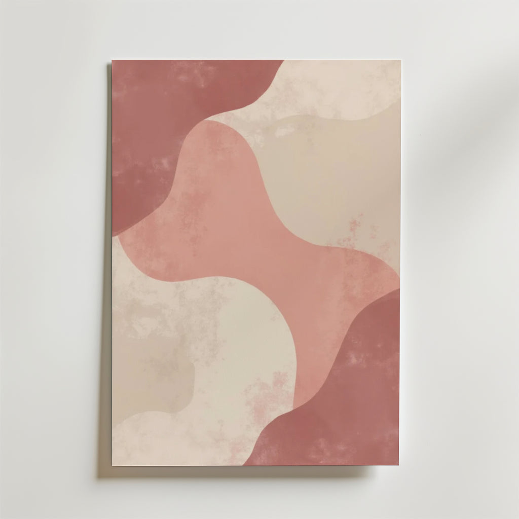 Abstract Colorful Shapes – stilfullt konsttryck från Bozetto, tryckt på matt finpapper