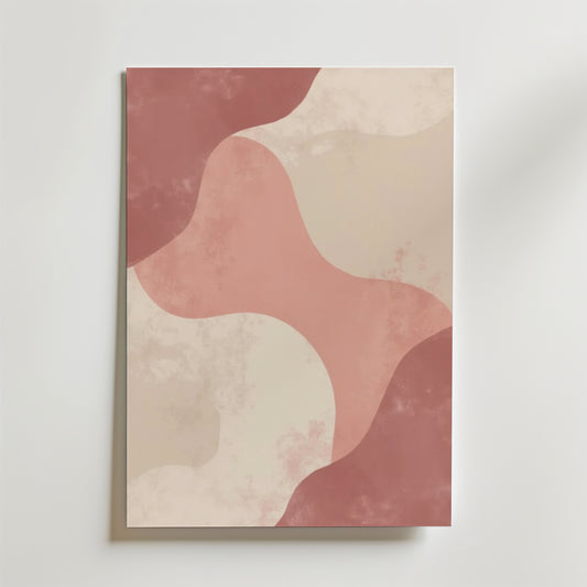 Abstract Colorful Shapes Poster