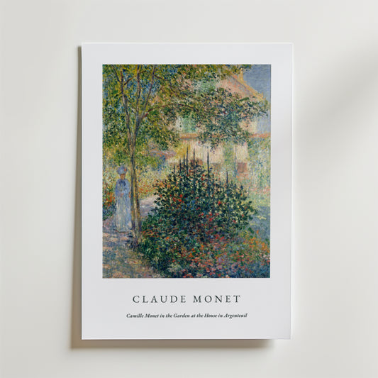 Claude Monet Painting Of Camille Monet Poster