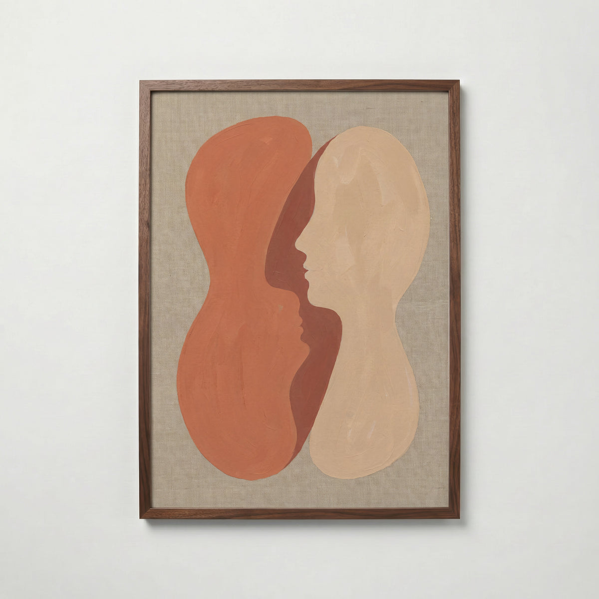 Abstract Kiss Poster – valnötsram