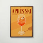 Après Ski Spritz Hour Poster – valnötsram
