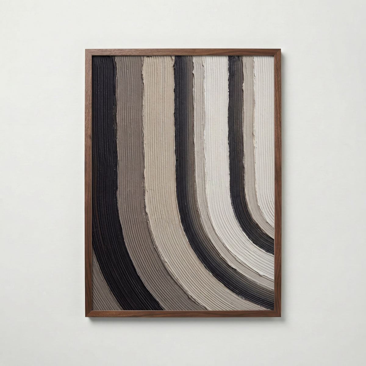 Charcoal Cascade Poster – valnötsram