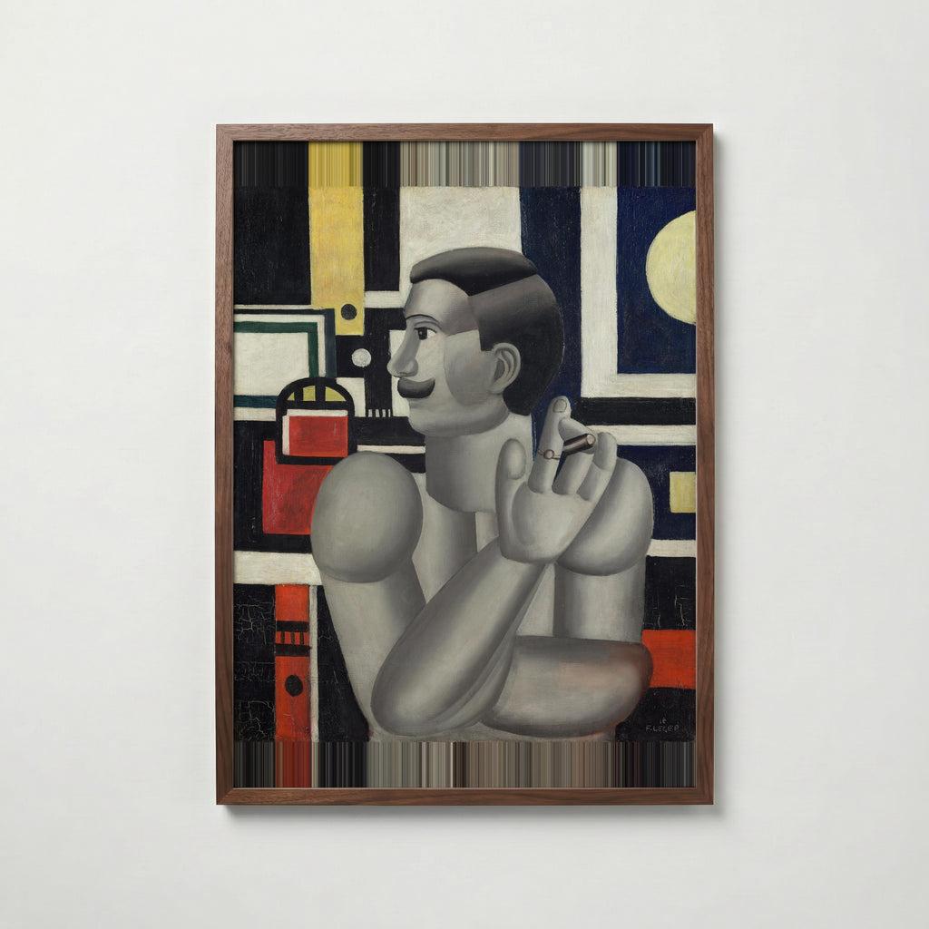 Fernand Leger The Mechanic 1920 Poster – valnötsram