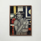 Fernand Leger The Mechanic 1920 Poster – valnötsram