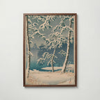 Hasui Kawase Senzoku Pond 1928 Poster – valnötsram