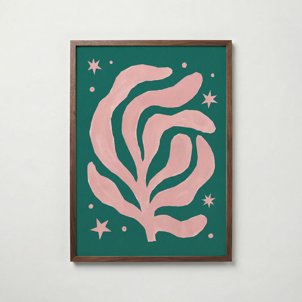 Henri Matisse Pink Algae Poster – valnötsram