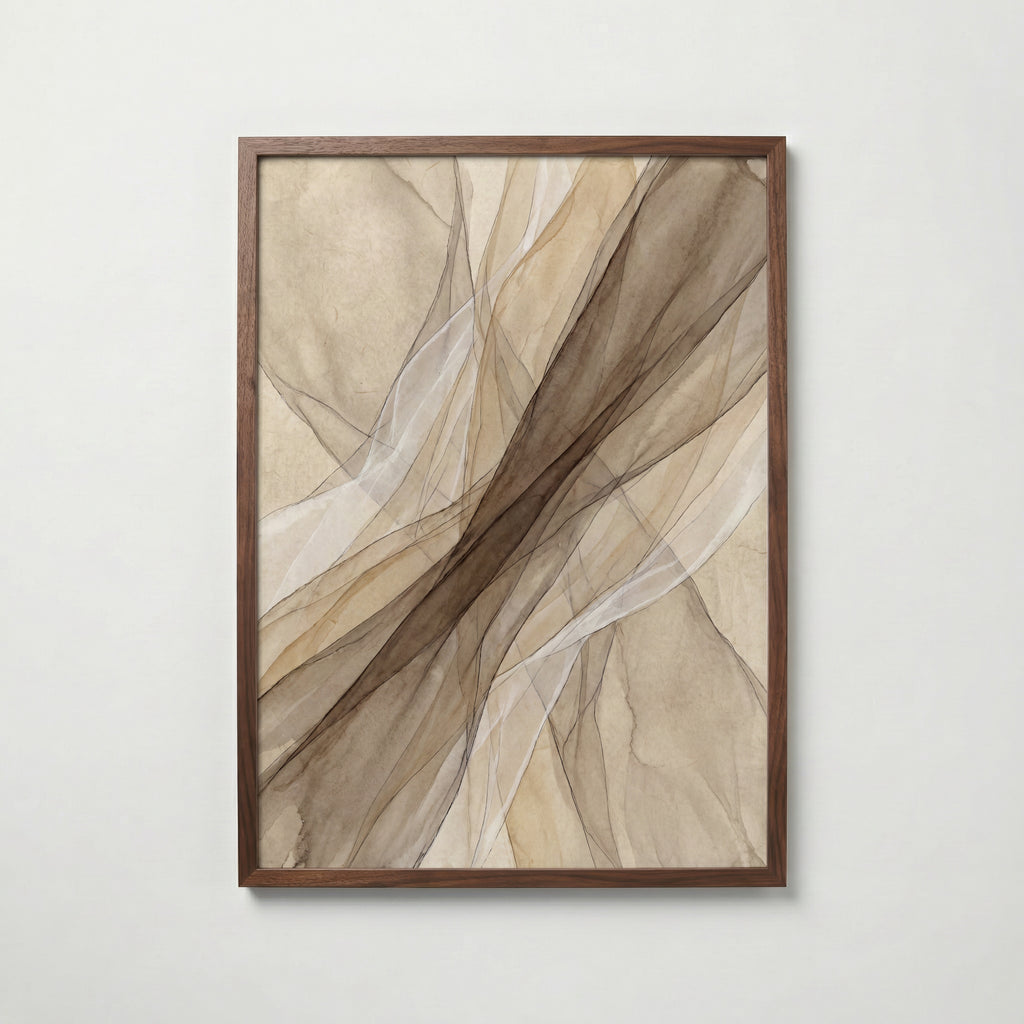 Sepia Veil Poster – valnötsram