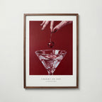 Velvet Cherry Drop Poster – valnötsram