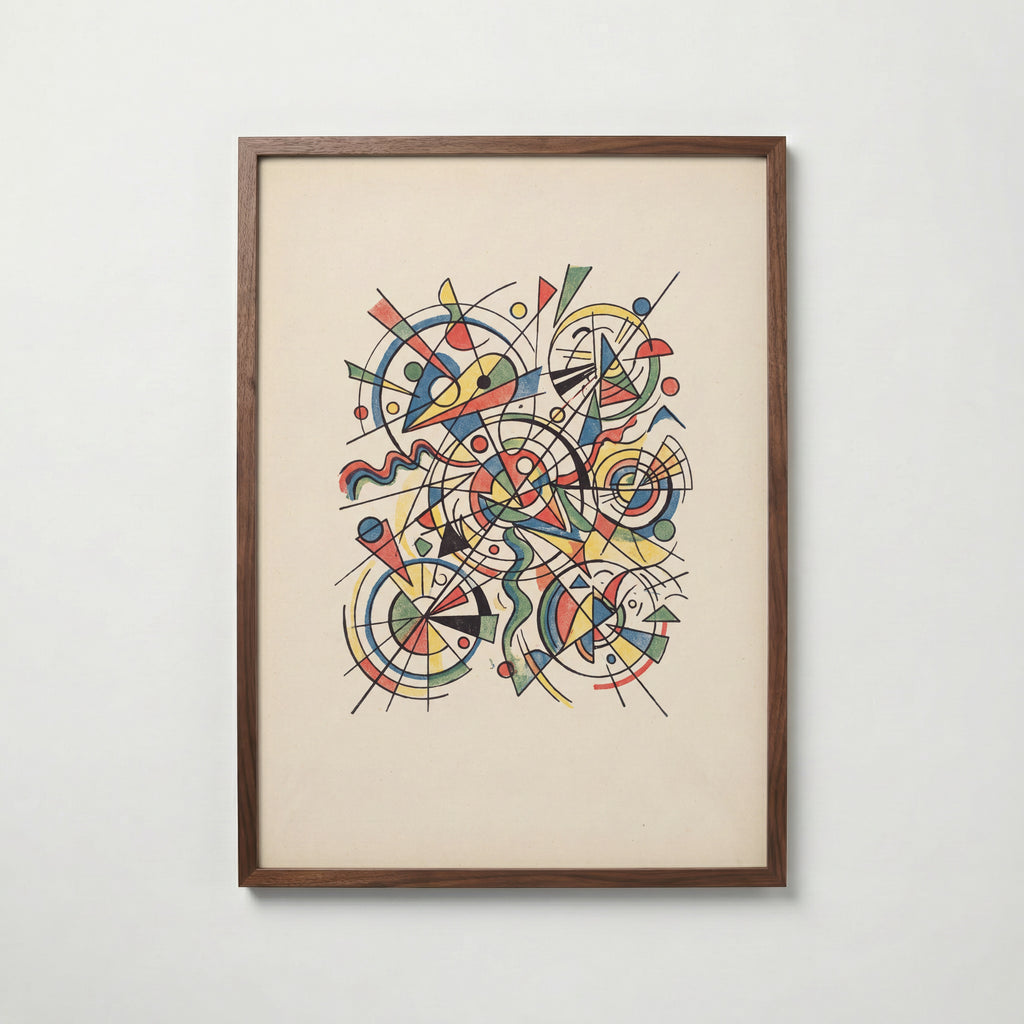Wassily Kandinsky Little Worlds Poster – valnötsram
