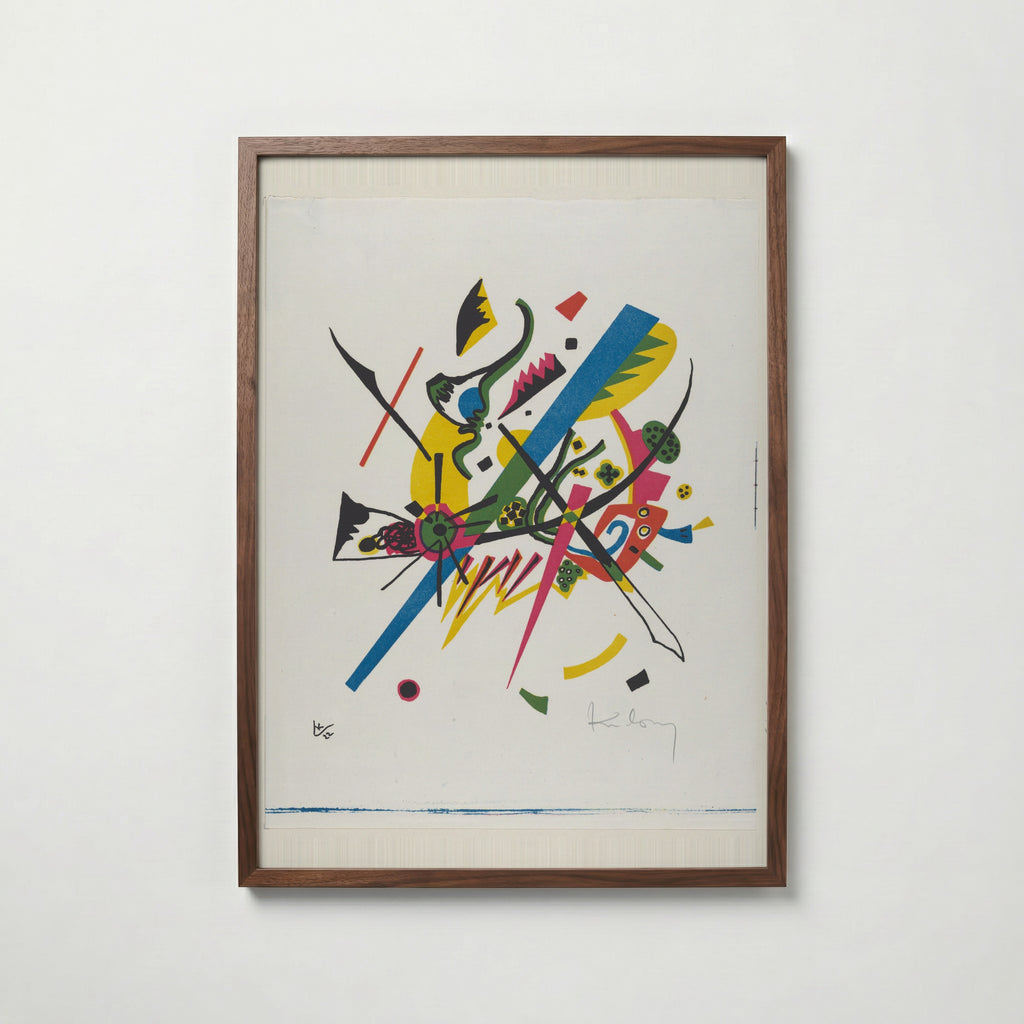 Wassily Kandinsky Small Worlds I 1922 Poster – valnötsram