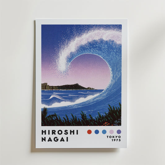 Hiroshi Nagai Diamond Wave Poster