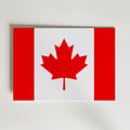 Canada National Flag Poster – modern konst och stilren konsttryck för hemmet hos Bozetto