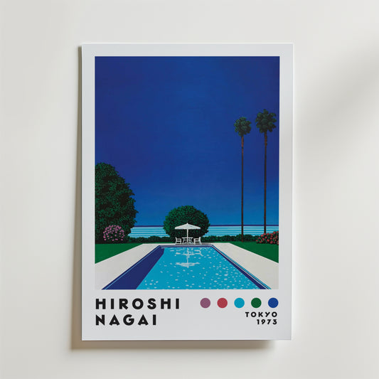 Hiroshi Nagai Poolside Harmony Poster
