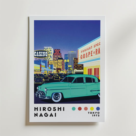 Hiroshi Nagai Viva Vegas Poster