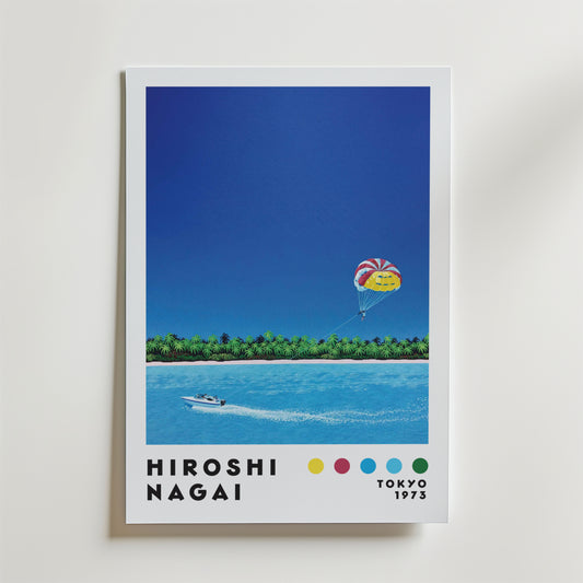Hiroshi Nagai Island Parasail Poster