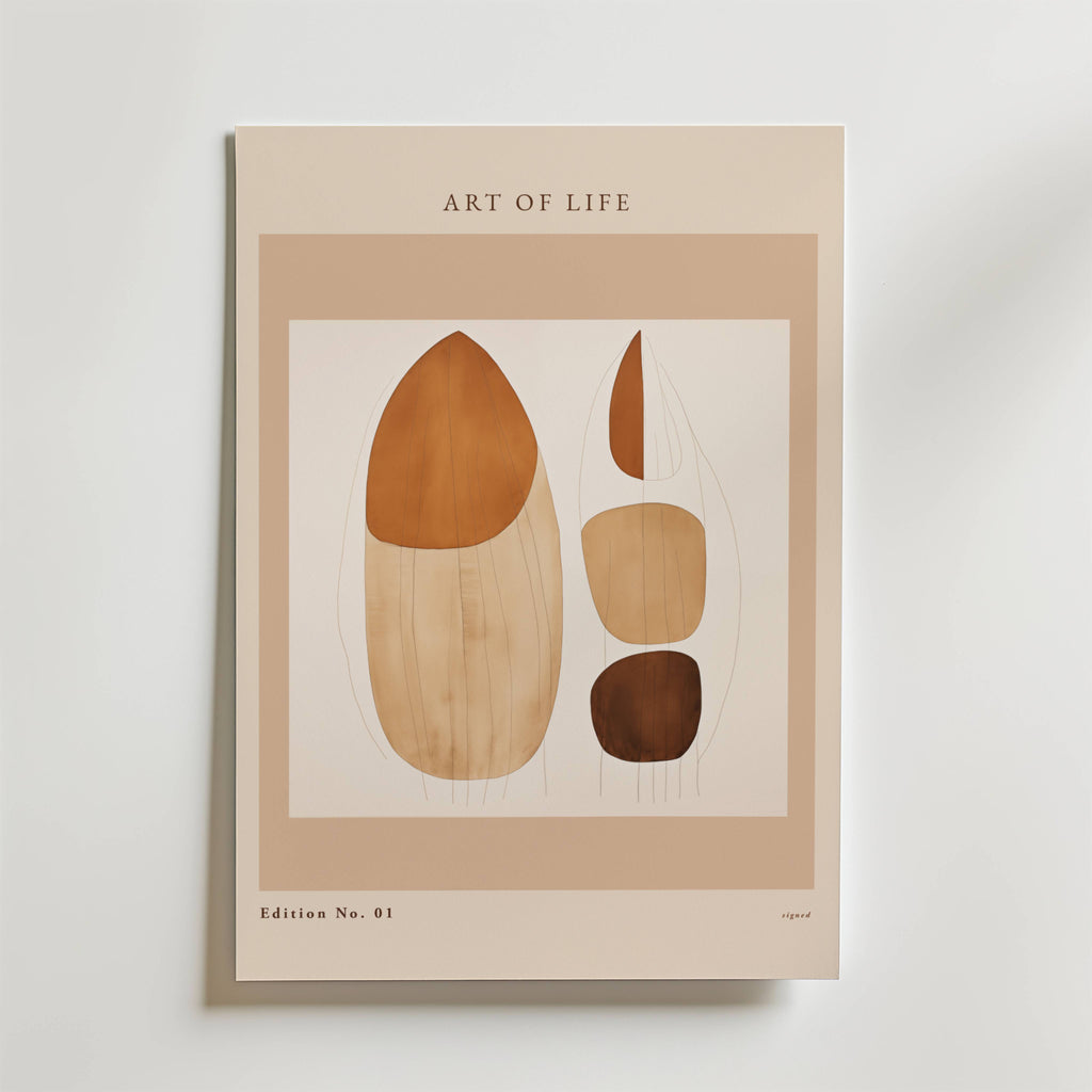 Art of Life – stilfullt konsttryck från Bozetto, tryckt på matt finpapper i hög tryckkvalitet