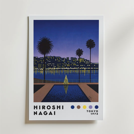Hiroshi Nagai Evening Reflections Poster