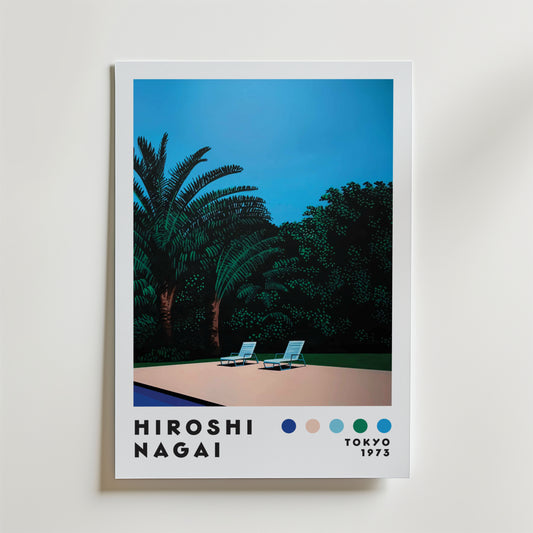 Hiroshi Nagai Poolside Silence Poster