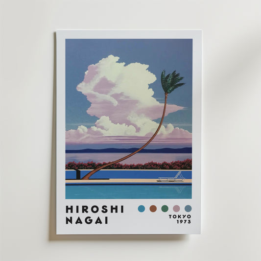 Hiroshi Nagai Cloudside Palm Poster