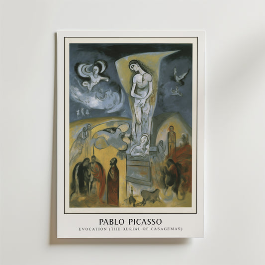 Picasso Casagemas Tribute Poster
