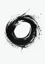 Zen Circle – affisch med snyggt motiv, köp enkelt hos Bozetto i flera storlekar i hög tryckkvalitet
